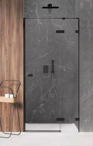 NEW TRENDY AVEXA BLACK drzwi otwierane, prawe 120 cm