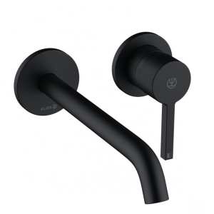 KLUDI NOVA FONTE PURA bateria umywalkowa podtynkowa, czarny mat