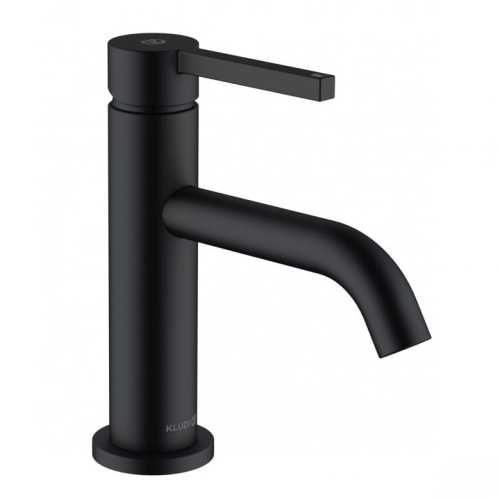 KLUDI NOVA FONTE PURA bateria umywalkowa stojąca, czarny mat