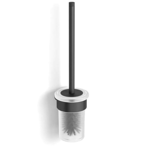 STELLA MEGAN szczotka WC wisząca, czarny mat