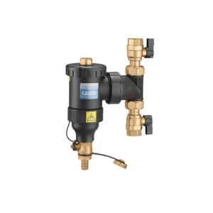 CALEFFI DIRTMAG separator zanieczyszczeń z zaworami kulowymi i magnesem 3/4"
