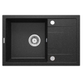 DEANTE CORIO zlewozmywak granitowy, grafit 67 cm