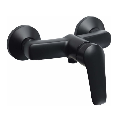 DEANTE BORO bateria natryskowa naścienna, czarna