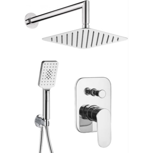 DEANTE ALPINA zestaw natryskowy natynkowy z deszczownicą NAC_09LP