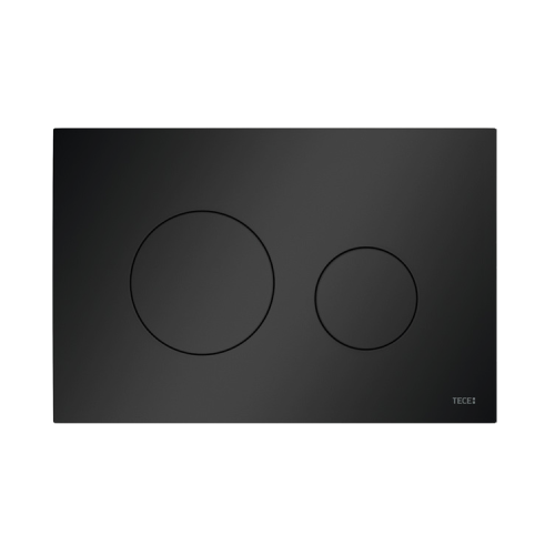 TECEloop przycisk spłukujący do WC, czarny matowy