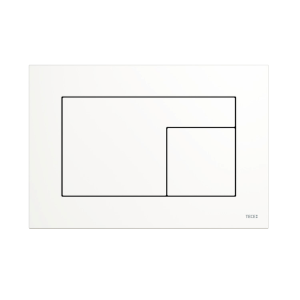 TECEvelvet przycisk spłukujący do WC, biały