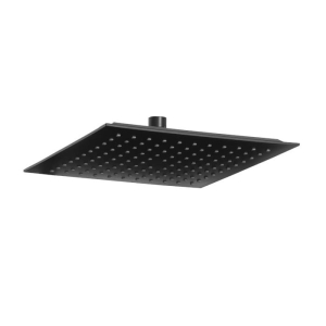 INVENA SVART głowica natryskowa kwadratowa 25 cm, czarna