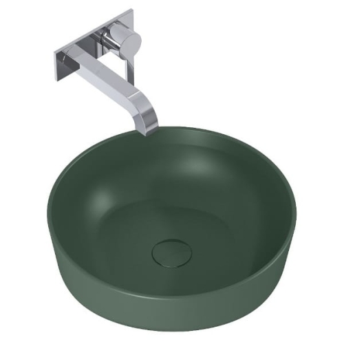 ELITA LORCA umywalka nablatowa 42 cm, forest green mat