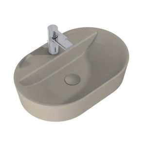 ELITA BABETTE umywalka nablatowa 62 cm, fume mat