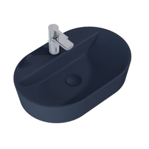 ELITA BABETTE umywalka nablatowa 62 cm, granatowy mat