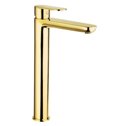 DEANTE ALPINIA bateria umywalkowa stojąca, złota