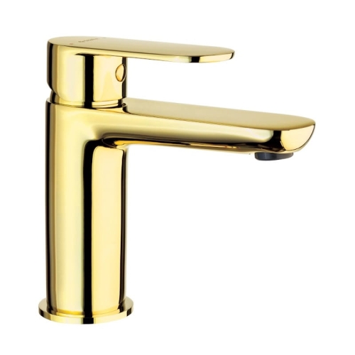 DEANTE ALPINIA bateria umywalkowa stojąca, złota