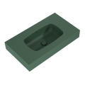 ELITA DIMPLE umywalka marmurowa 80 cm, forest green mat