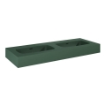 ELITA DIMPLE umywalka marmurowa 120 cm, forest green mat2