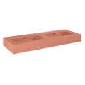 ELITA DIMPLE umywalka marmurowa 120 cm, terra pink mat2