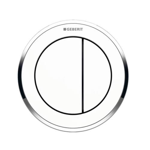 GEBERIT TYP 10 przycisk spłukujący, biały/ chrom