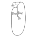 TRES CLASIC EXCLUSIVE bateria natryskowa naścienna, chrom
