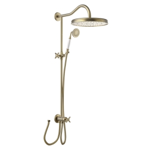 TRES CLASIC zestaw natryskowy przystosowany do każdej baterii, mosiądz antyczny matowy