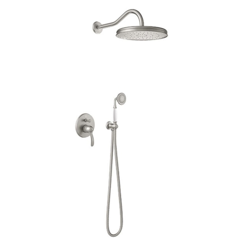 TRES CLASIC EXCLUSIVE zestaw natryskowy podtynkowy, stal