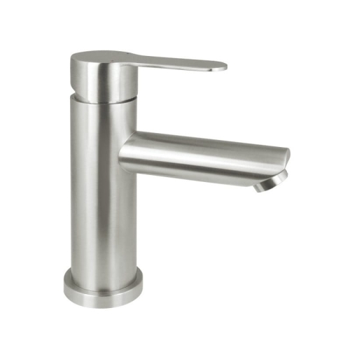 DEANTE LUPO bateria umywalkowa stojąca, stal szczotkowana