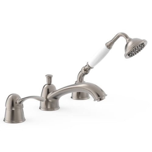 TRES CLASIC EXCLUSIVE bateria wannowo-natryskowa nawannowa, stal