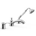 TRES CLASIC EXCLUSIVE bateria wannowo-natryskowa nawannowa, chrom