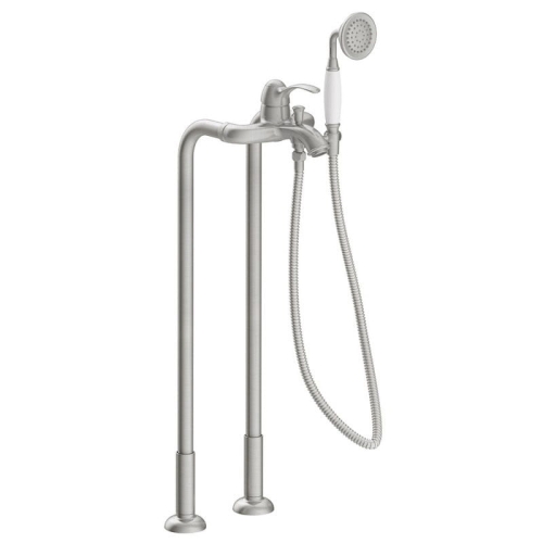 TRES CLASIC EXCLUSIVE bateria wannowo-natryskowa wolnostojąca, stal