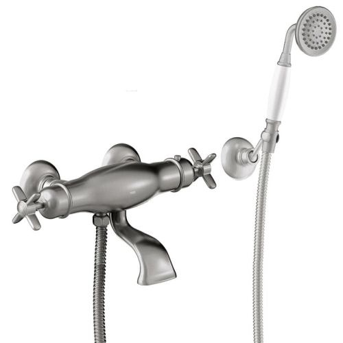TRES CLASIC EXCLUSIVE bateria wannowo-natryskowa termostatyczna, stal