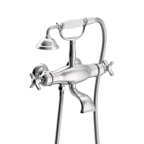 TRES CLASIC EXCLUSIVE bateria wannowo-natryskowa termostatyczna, chrom