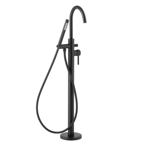 KFA MOZA bateria wannowo-natryskowa wolnostojąca, czarna