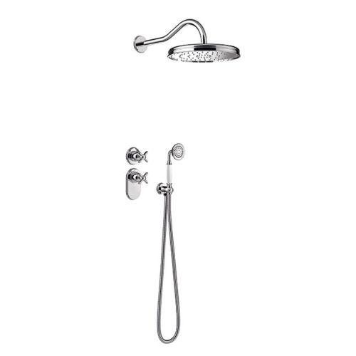 TRES CLASIC EXCLUSIVE Block System zestaw natryskowy termostatyczny podtynkowy, chrom