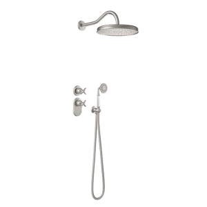 TRES CLASIC Block System zestaw natryskowy termostatyczny podtynkowy, stal