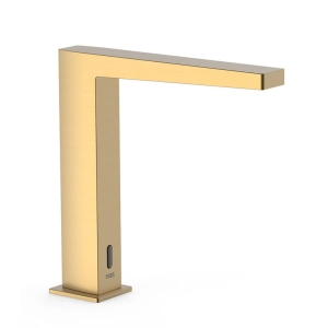 TRES SLIM EXCLUSIVE bateria umywalkowa bezdotykowa, 24-k złoto matowe