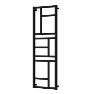 INSTAL PROJEKT MONDRIAN 600x1740 grzejnik łazienkowy, czarny mat