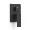 TRES CUADRO EXCLUSIVE bateria wannowo-natryskowa podtynkowa, czarny mat