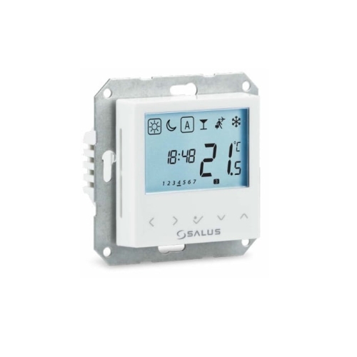 SALUS BTRP230-9010  Przewodowy, podtynkowy, regulator doramkowy - tygodniowy