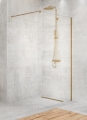NEW TRENDY VELIO SATIN GOLD 70 ścianka walk-in, wspornik prostopadły