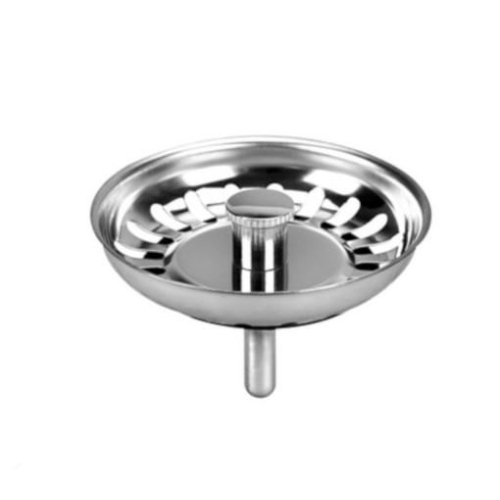 MCALPINE sito zlewozmywakowe z zatrzaskiem metalowym, chrom BWSTSS-TOP