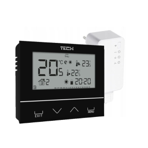 TECH ST-292V2 regulator pokojowy, tygodniowy, czarny