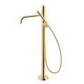 TRES STUDY EXCLUSIVE bateria wannowo-natryskowa wolnostojąca, 24-k złoto