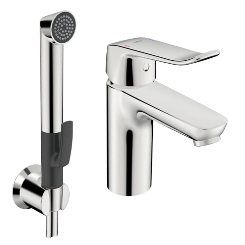 ORAS CARE bateria umywalkowa stojąca z rączką, chrom