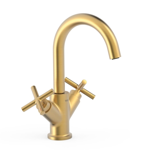 TRES MONT BLANC EXCLUSIVE bateria umywalkowa stojąca, 24-k złoto matowe