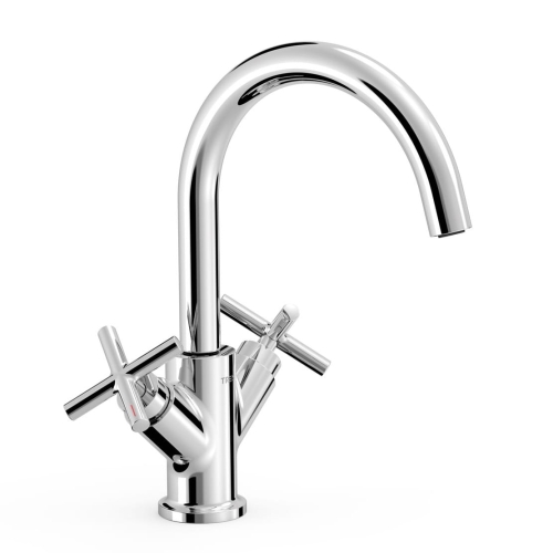 TRES MONT BLANC EXCLUSIVE bateria umywalkowa stojąca, chrom