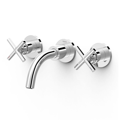 TRES MONT BLANC EXCLUSIVE bateria umywalkowa podtynkowa, chrom