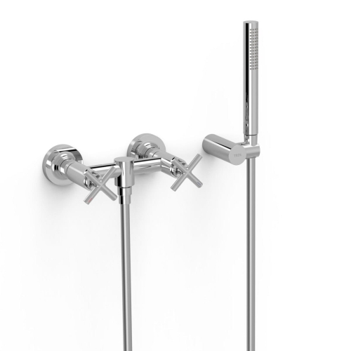TRES MONT BLANC EXCLUSIVE bateria natryskowa naścienna, chrom