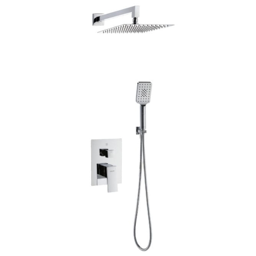 VALVEX ARS zestaw natryskowy z baterią i deszczownicą, chrom