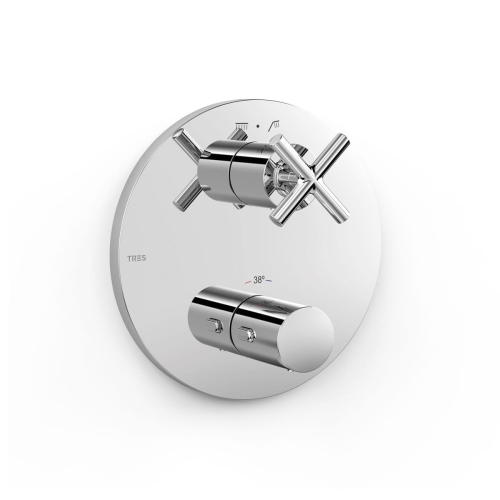 TRES MONT BLANC THERM-BOX bateria wannowo-natryskowa podtynkowa, chrom