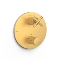 TRES MONT BLANC THERM-BOX bateria wannowo-natryskowa podtynkowa, 24-k złoto matowe