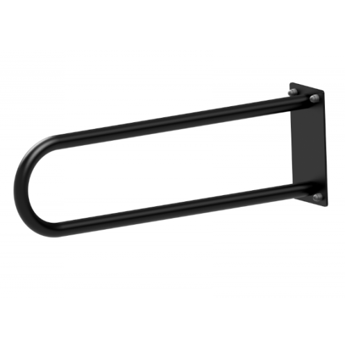 MAKOINSTAL poręcz łukowa stała 70cm, czarna