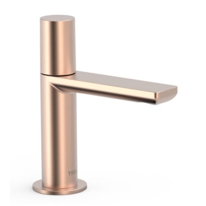TRES PROJECT bateria umywalkowa stojąca, 24-k matowe różowe złoto